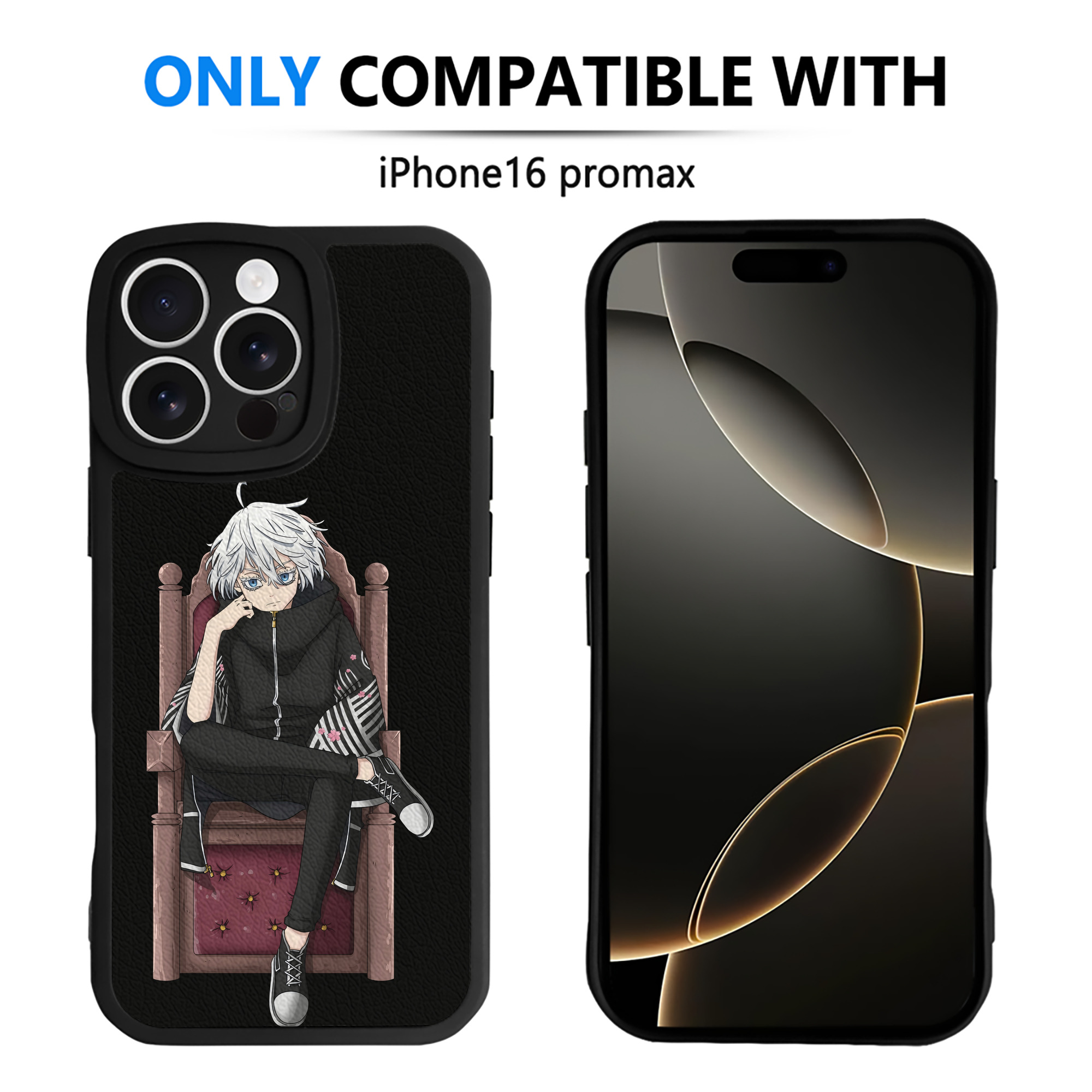 （画像用） 東京リベンジャーズ Tokyo Revengers 【iPhone 16シリーズ対応】シリコンスマホケース（レザー調） 材質：シリコン